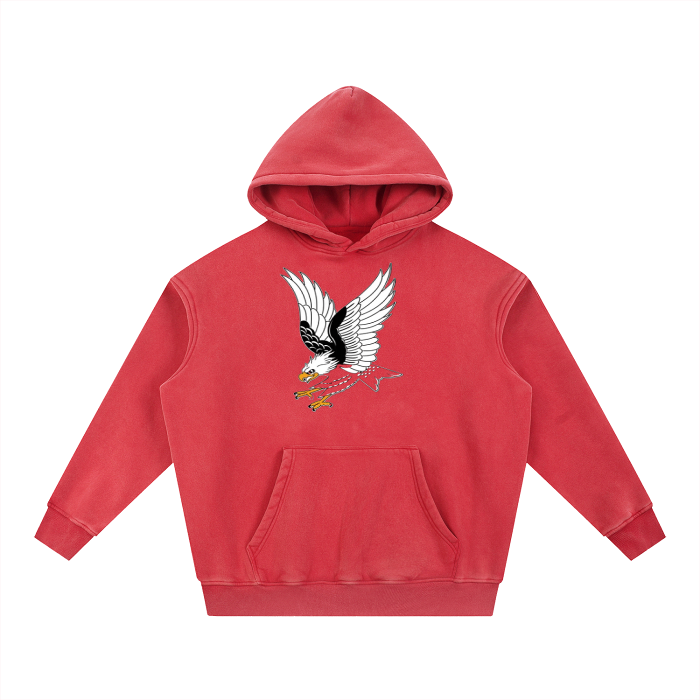 Snow Wash Fleece Oversize Hoodie - ACE