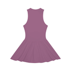 Women’s Ruched Sleeveless Full-Zip Dress - ACE
