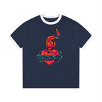 Men Contrast Edge Ribbed T-Shirt - ACE