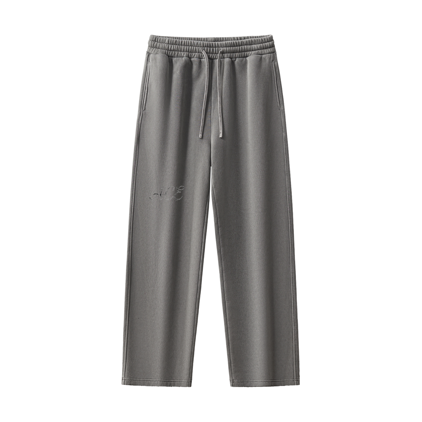 Frayed Enzyme Washed Fleece Sweatpants - ACE
