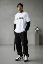 Men Layered Cotton T-Shirt - ACE