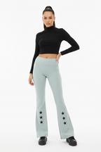 Boost Your Comfort with Our Women's High Rise Flared Leggings - ACE