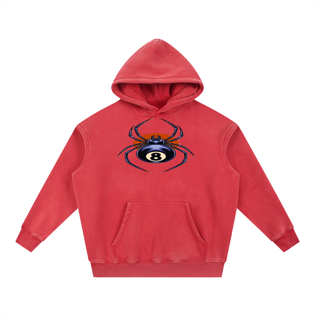 Snow Wash Fleece Oversize Hoodie - ACE