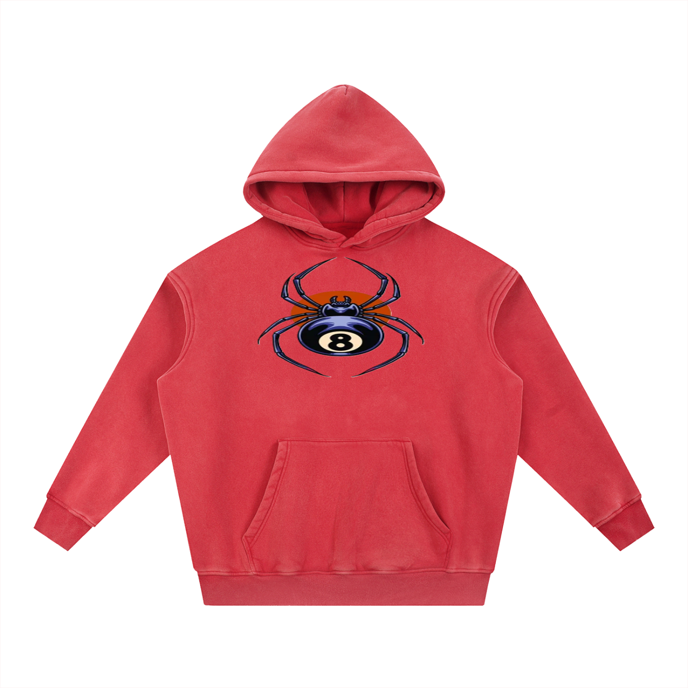 Snow Wash Fleece Oversize Hoodie - ACE