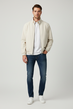 Men Stand Collar Bomber Jacket