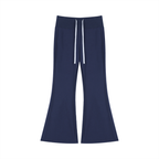 Women's Flared Leg Pants with Drawstring - ACE