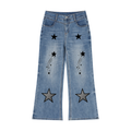 Women’s Vintage Wash Wide Leg Jeans - ACE