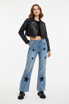 Women's Vintage Wide Leg Jeans - ACE