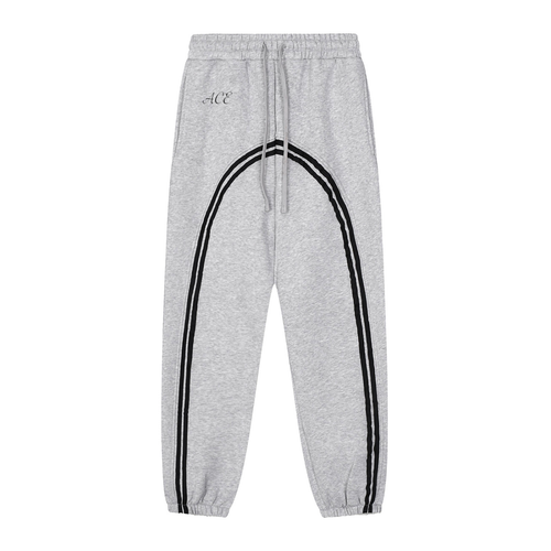 Sun Fade Contrast Tape Fleece Jogged Sweatpants - ACE