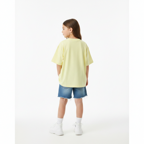 Girl’s Solid Crewneck T-Shirt