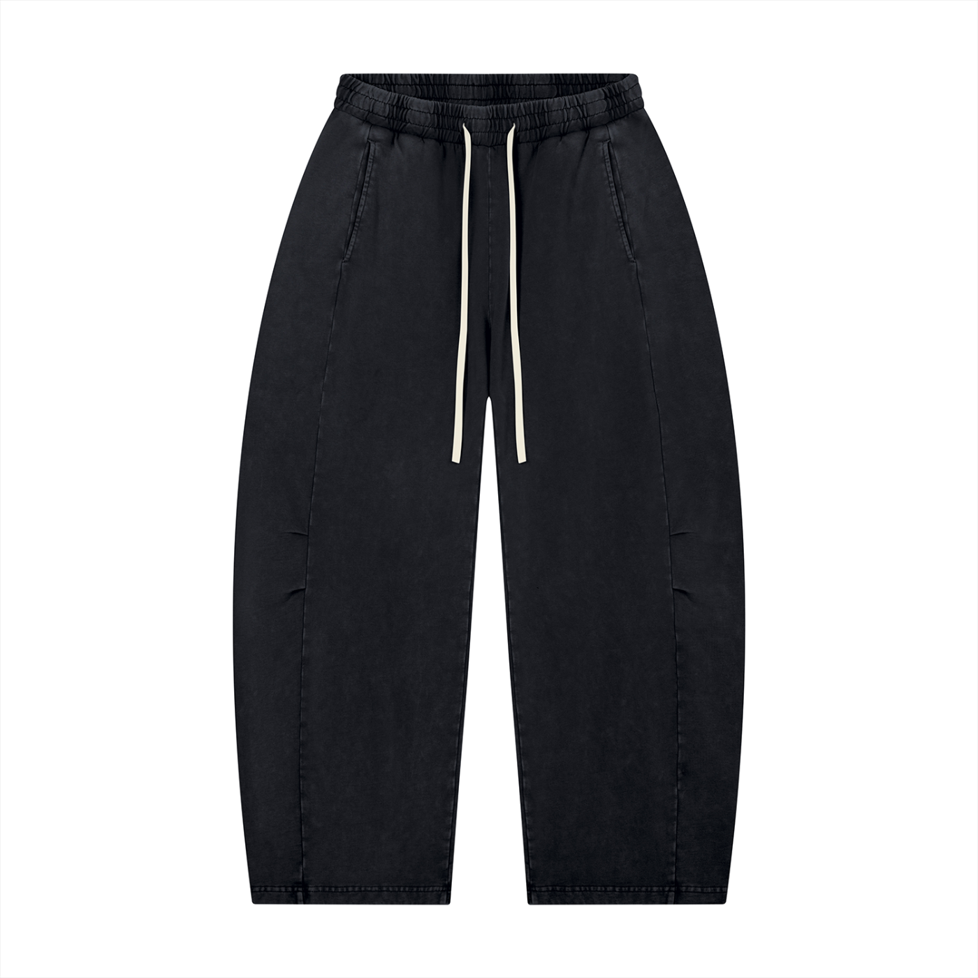 Unisex Mineral Wash Barrel Leg Pants - ACE