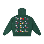 Men Essential Fleece Zip-Through Hoodie - ACE