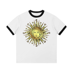 Men Contrast Edge Ribbed T-Shirt - ACE