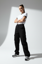 Women Contrast Edge Ribbed T-Shirt - ACE