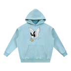 Men Snow Wash Oversized Hoodie - ACE