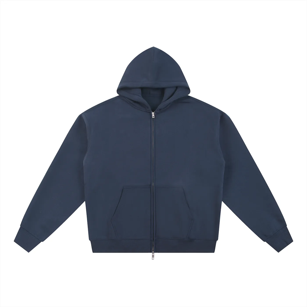 Men Essential Fleece Hoodie Zip-Through - ACE