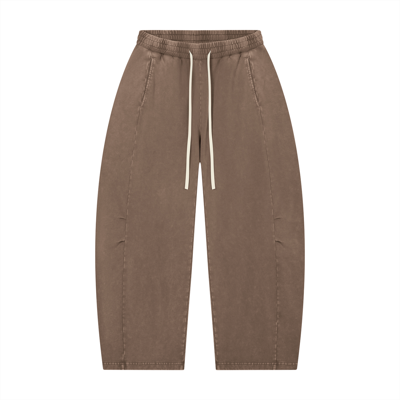 Unisex Mineral Wash Barrel Leg Pants - ACE