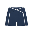 Women’s High Rise Color Block Yoga Shorts - ACE