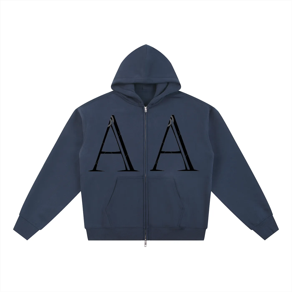 Men Essential Fleece Zip Hoodie - ACE