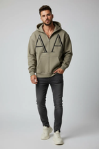Men Essential Fleece Zip Hoodie - ACE