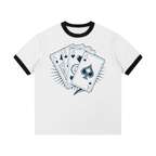 Men Contrast Edge Ribbed T-Shirt - ACE