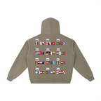 Men Essential Fleece Zip-Through Hoodie - ACE