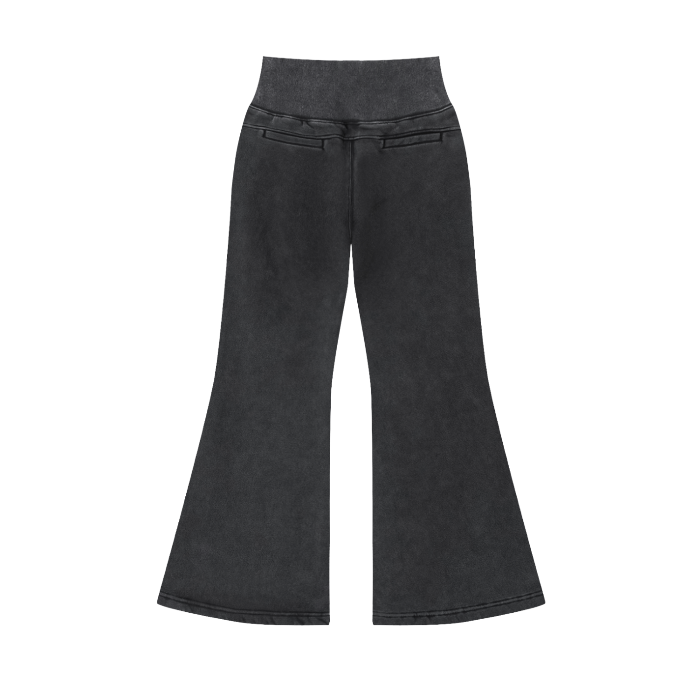 Vintage Washed Flared Fleece Pants - ACE
