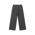 Men Snow Washed Sweatpants with Raw Edge Design - ACE