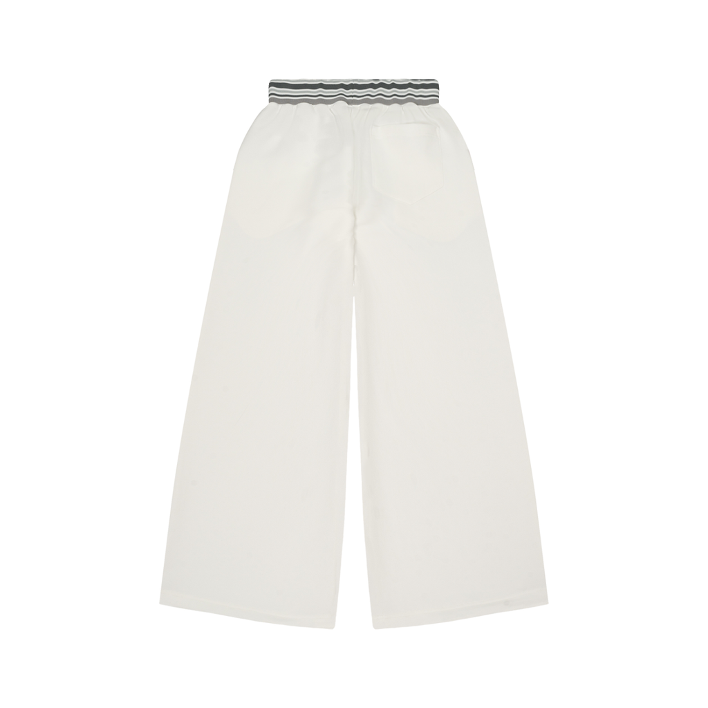 Striped Waist Wide Leg Pants - ACE