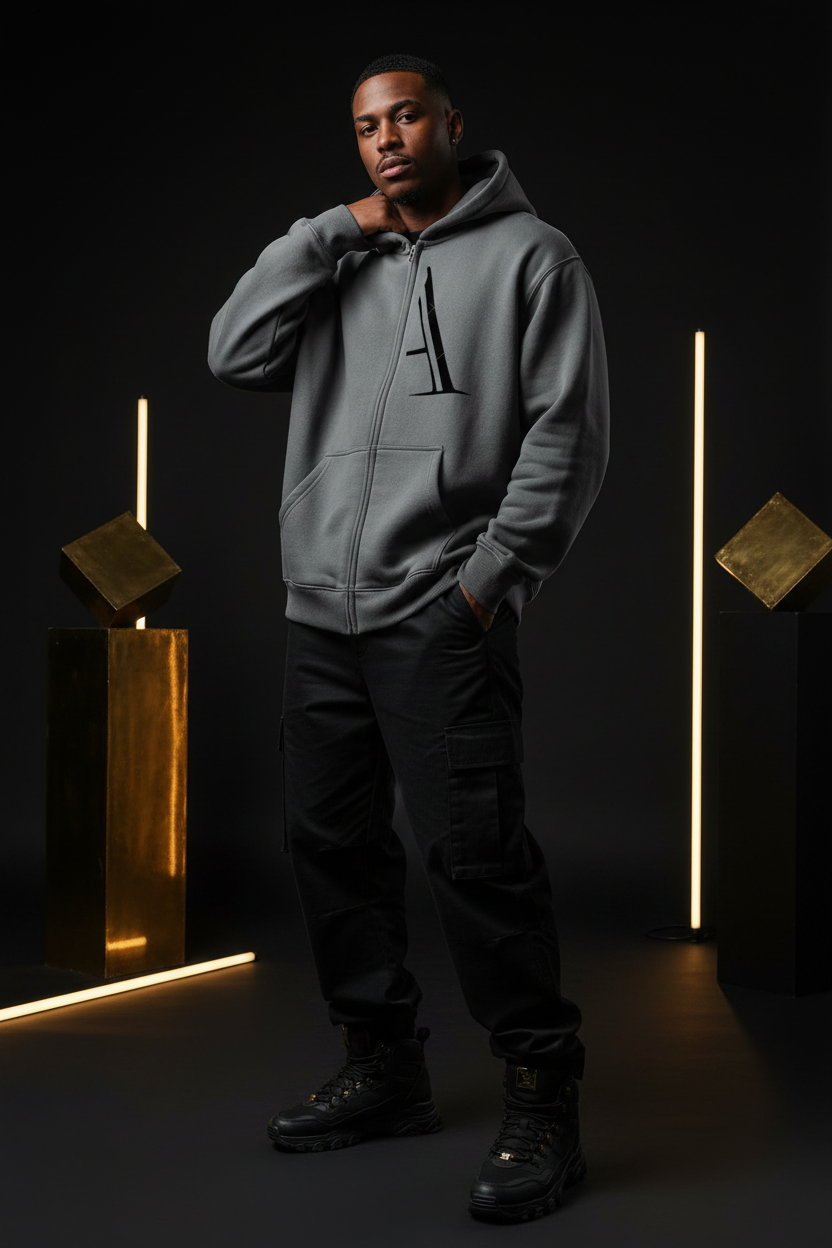 Men Essential Fleece Hoodie - ACE