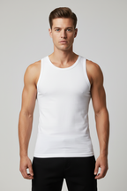 Men Snow Washed Tank Top - ACE