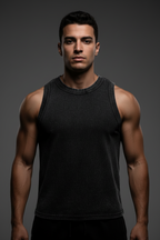 Men Snow Washed Tank Top - ACE