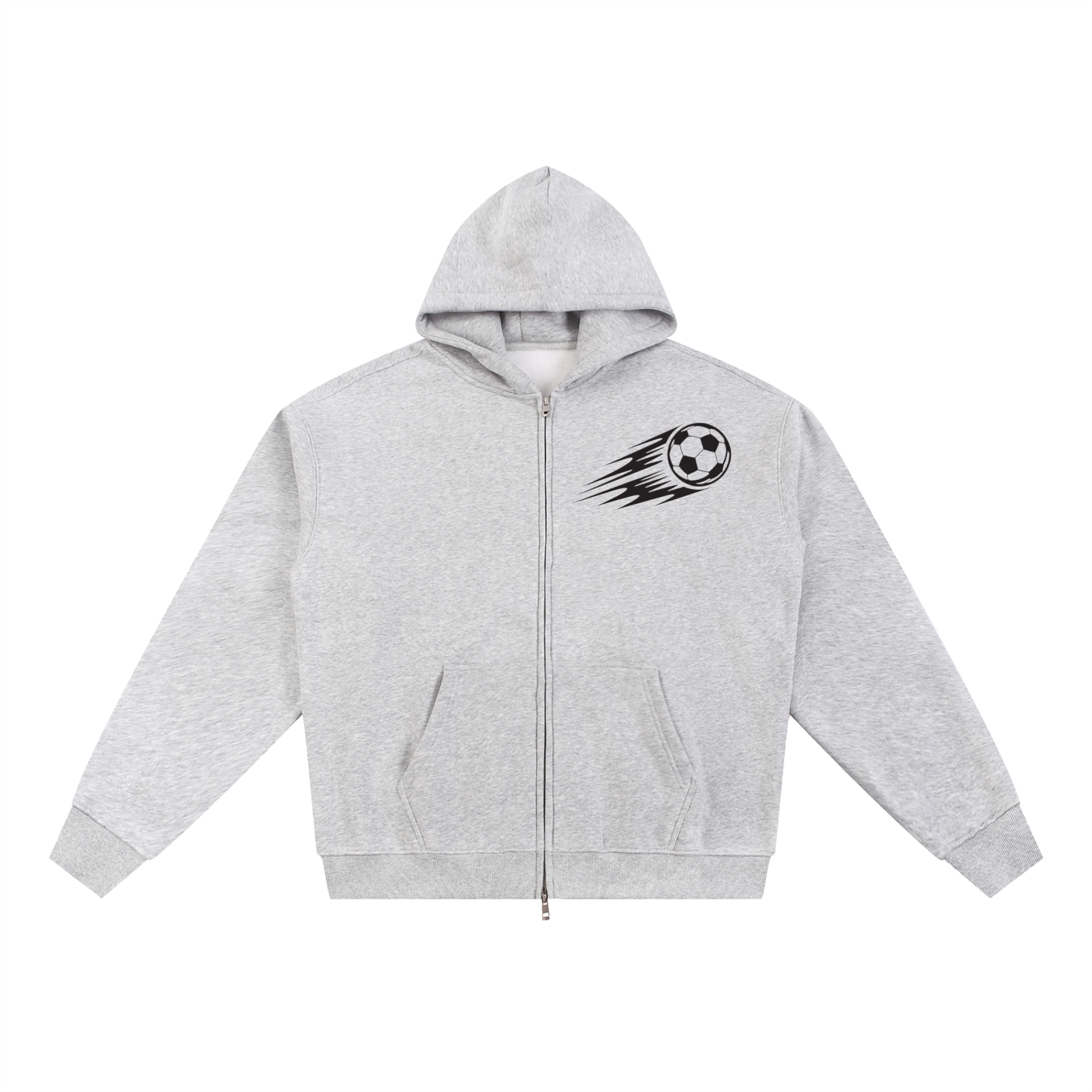 Essential Fleece Zip-Through Hoodie - ACE