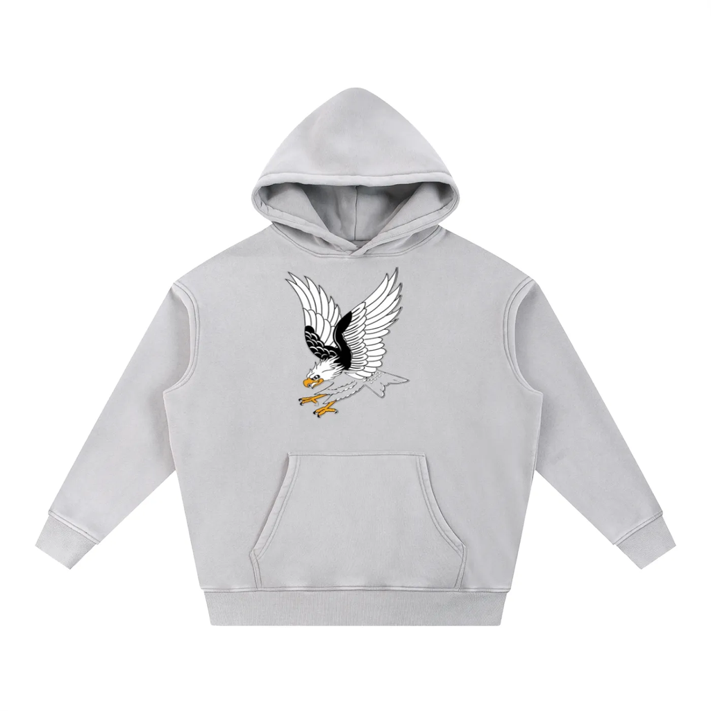 Men Snow Wash Oversized Hoodie - ACE