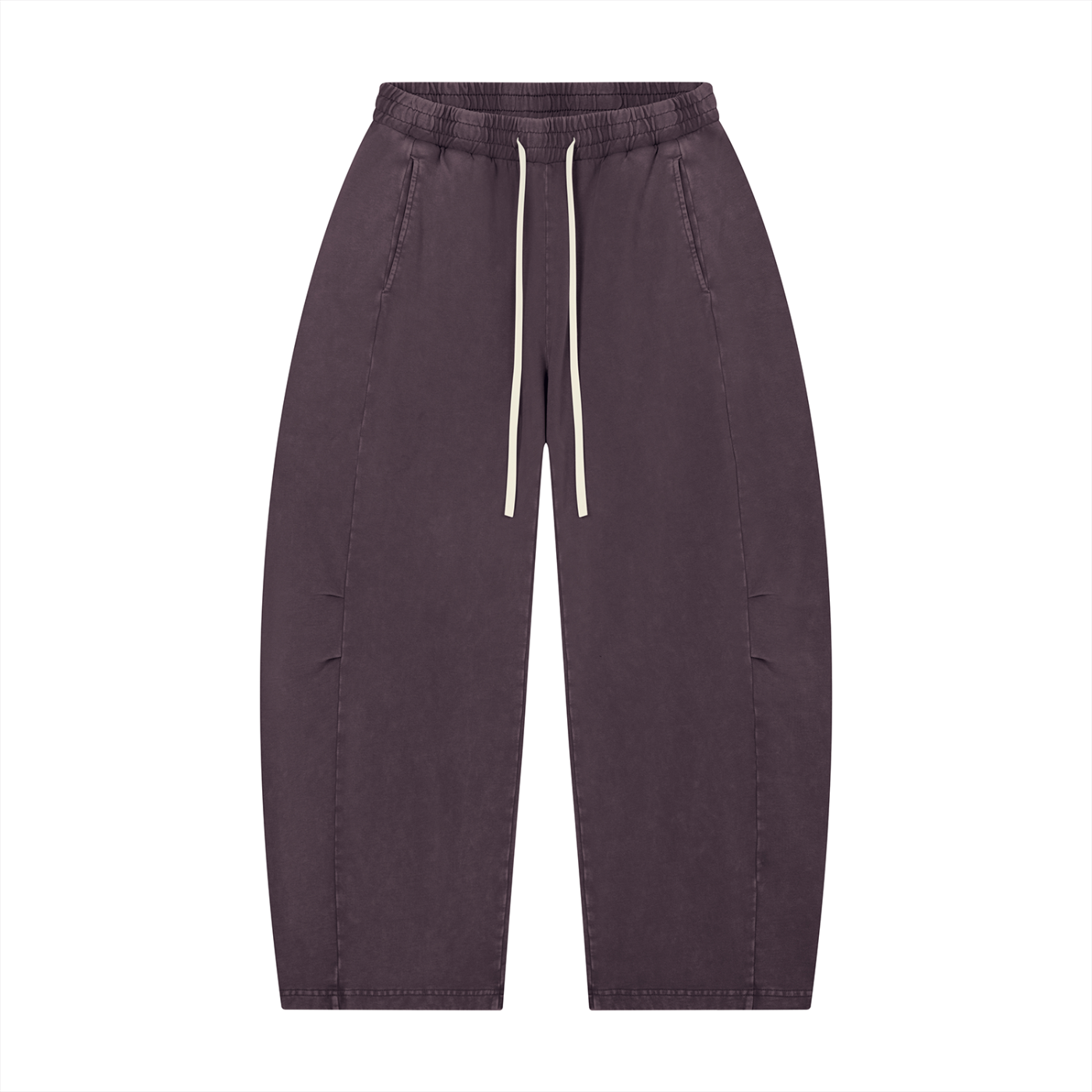 Unisex Mineral Wash Barrel Leg Pants - ACE