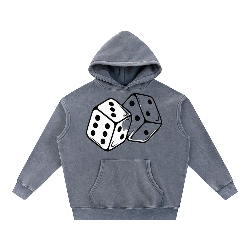 Men Snow Wash Fleece Hoodie - ACE