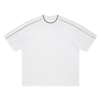 Women Oversized Contrast Tape T-Shirt - ACE