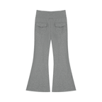 Women's Flared Leg Pants with Drawstring - ACE