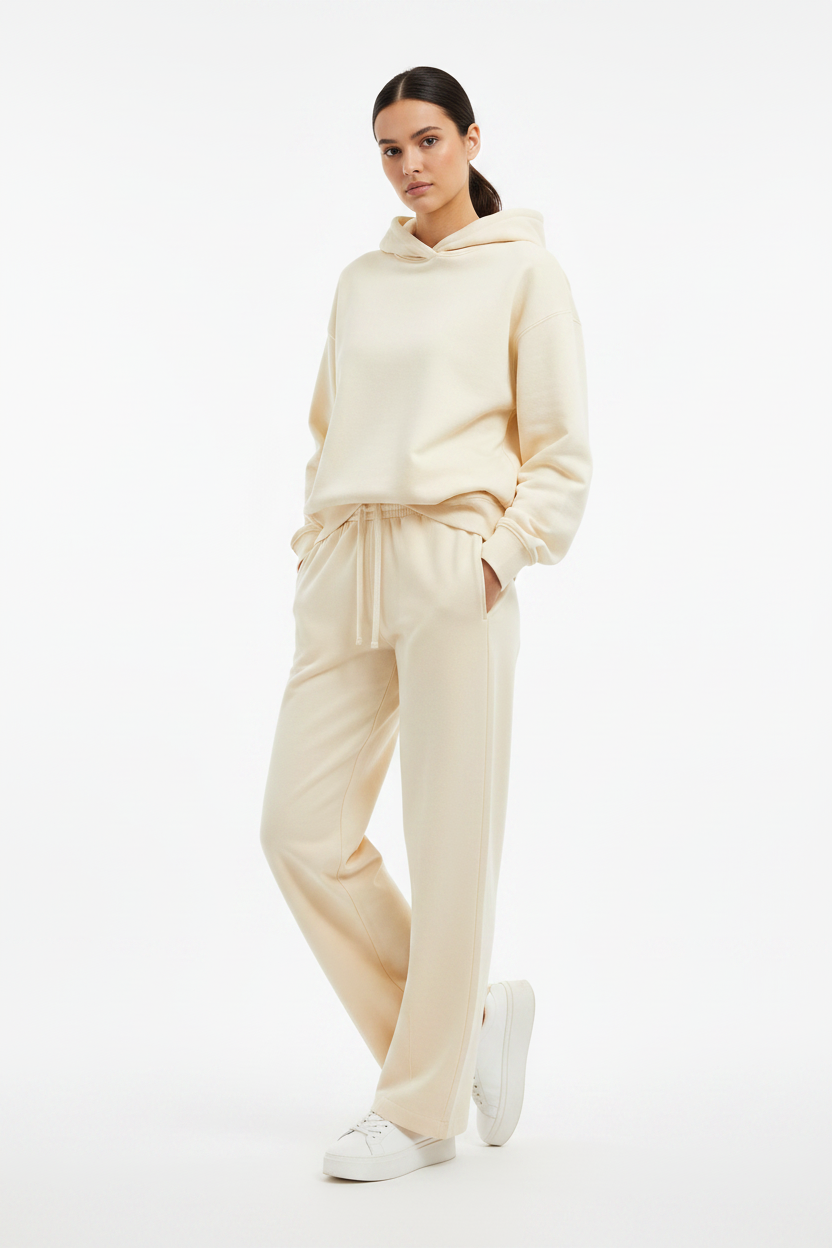 Women Vintage Washed Sweatpants with Drawstring - ACE