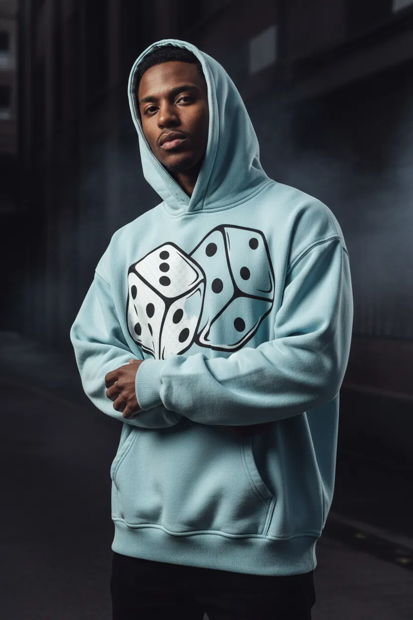 Men Snow Wash Fleece Hoodie - ACE