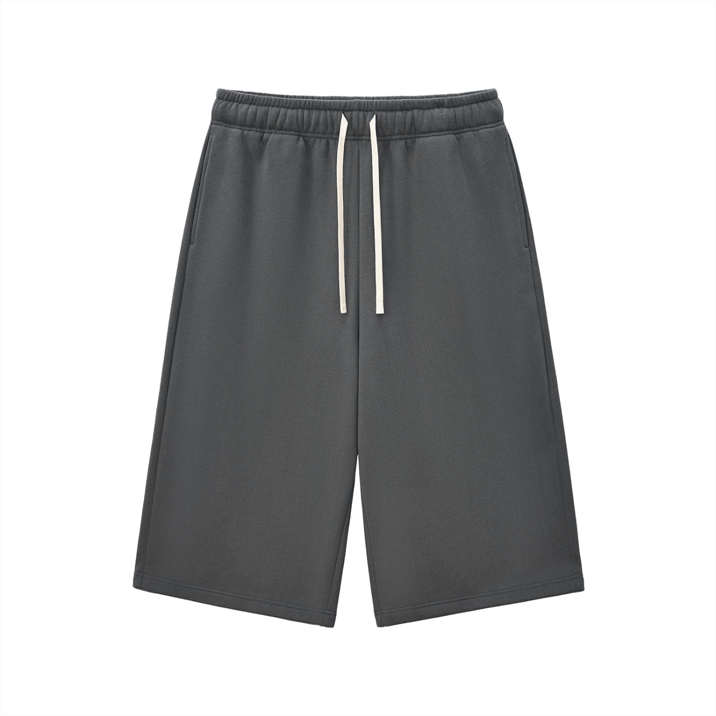 Relaxed Drawstring Three-quarter Sweatpants - ACE