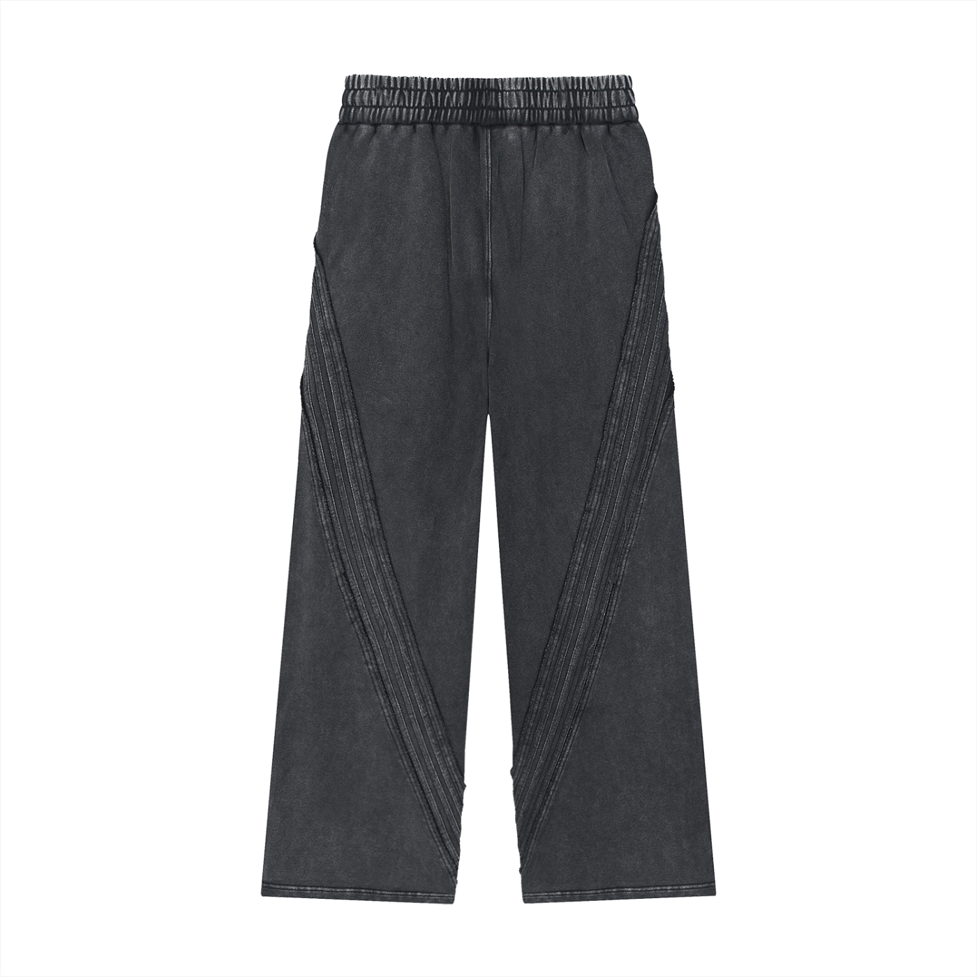 Snow Washed Tape Raw Edge Sweatpants - ACE