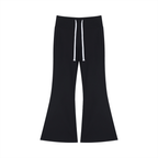Women's Flared Leg Pants with Drawstring - ACE