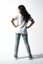 Women Contrast Edge Ribbed T-Shirt - ACE