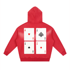 Men Sunfade Fleece Hoodie - Two-way Zipper Boxy Design - ACE