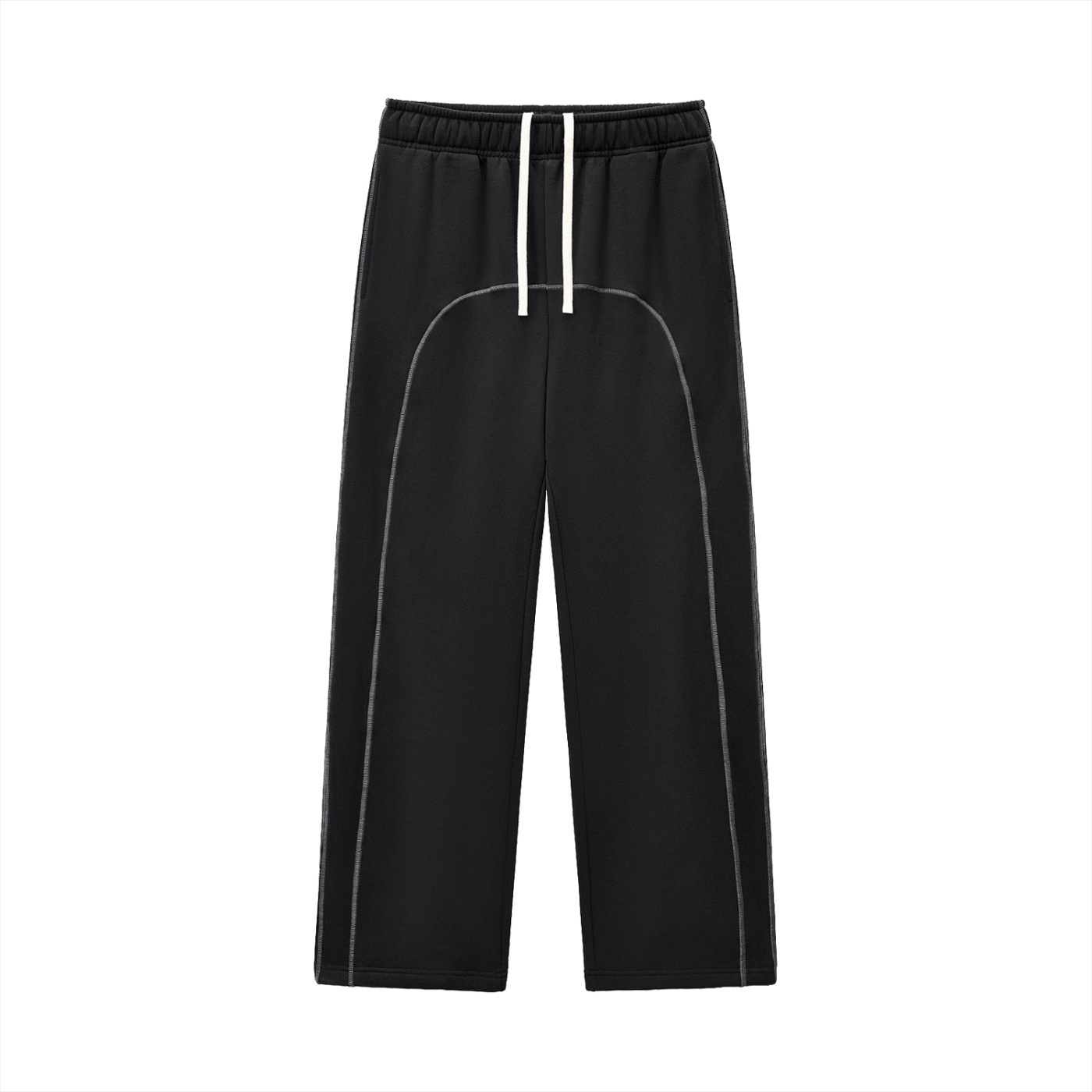Contrast-Stitched Fleece Sweatpants - ACE