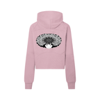 Women Cropped Half-Zip Hoodie - ACE