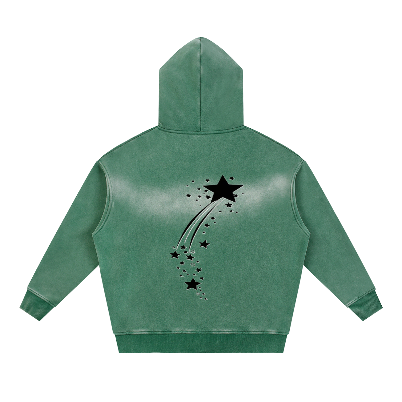 Sunfade Two-way Zipper Boxy Fleece Hoodie - ACE