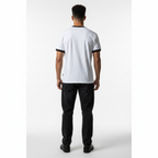 Men Contrast Edge Ribbed T-Shirt - ACE