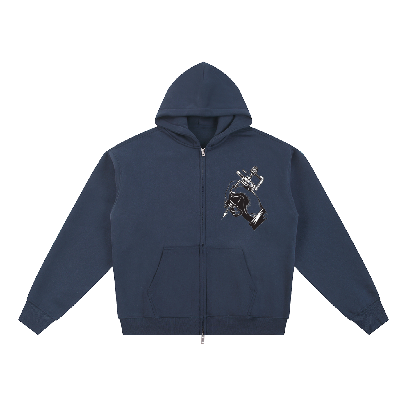 Essential Fleece Zip-Through Hoodie - ACE